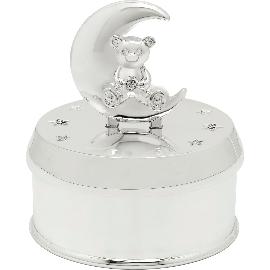 Artikelbild für ZILVERSTAD »Bär mit Halbmond« Spieluhr