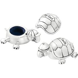 Artikelbild für ZILVERSTAD »Schildkröte« Haar-/Zahndose 2-tlg.