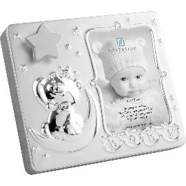 Artikelbild für ZILVERSTAD »Baby« Bilderrahmen mit Spieluhr, Höhe: 130 mm, Länge: 90 mm