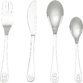 Artikelbild für ZILVERSTAD »Miffy friends« Kinderbesteck 4-tlg.