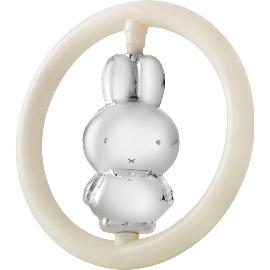 Artikelbild für ZILVERSTAD »Miffy« »Miffy im Ring« Rassel schwer, versilber (B90)