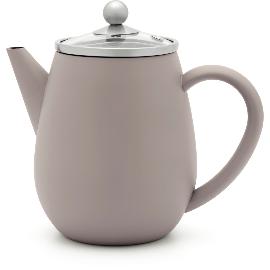 Artikelbild für BREDEMEIJER »Eva« Teekanne,, Inhalt: 0,50 Liter, Höhe: 165 mm, grau