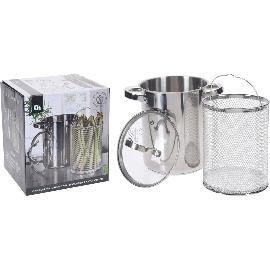 Artikelbild für Spargeltopf Edelstahl, Höhe: 210 mm, ø: 160 mm