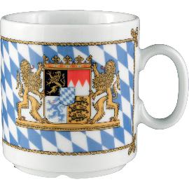 Artikelbild für SELTMANN »Dick« Becher mit Henkel, Inhalt: 0,27 Liter, Höhe: 83 mm, Bayern