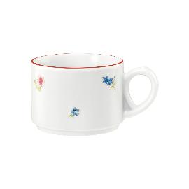 Artikelbild für SELTMANN »Community« Kaffee-Obere, Inhalt: 0,18 Liter, rot, Streublumen, Linie