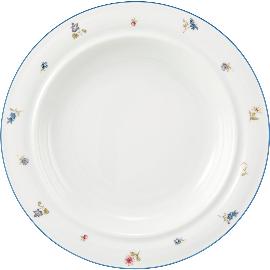 Artikelbild für SELTMANN »Community« Teller halbtief, ø: 255 mm, blau, Streublumen, Linie