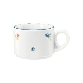 Artikelbild für SELTMANN »Community« Kaffee-Obere, Inhalt: 0,18 Liter, blau, Streublumen, Linie