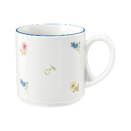 Artikelbild für SELTMANN »Community« Becher mit Henkel, blau, Streublumen, Linie