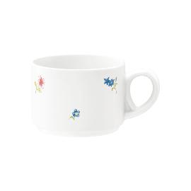 Artikelbild für SELTMANN »Community« Kaffee-Obere, Inhalt: 0,18 Liter, weiß, Streublumen