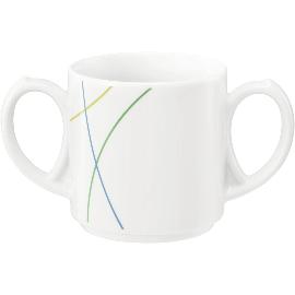 Artikelbild für SELTMANN »Community« Becher mit 2 Henkel, Inhalt: 0,28 Liter, grün, Linie