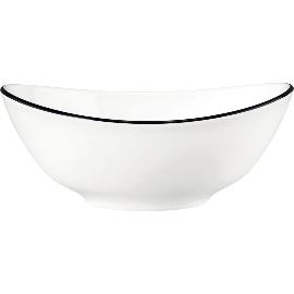 Artikelbild für SELTMANN »Modern Life« Schale oval, Höhe: 63 mm, weiß, Black Line