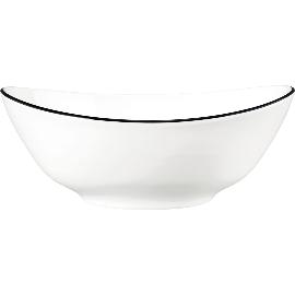Artikelbild für SELTMANN »Modern Life« Schale oval, Inhalt: 1,00 Liter, weiß, Black Line