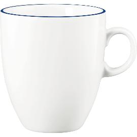 Artikelbild für SELTMANN »Modern Life« Becher mit Henkel, Inhalt: 0,40 Liter, weiß, Blue Line