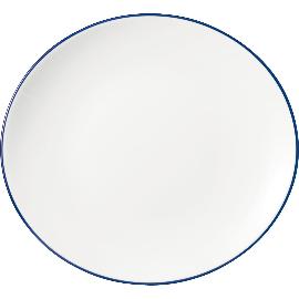 Artikelbild für SELTMANN »Modern Life« Teller flach oval, Breite: 192 mm, weiß, Blue Line