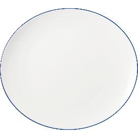 Artikelbild für SELTMANN »Modern Life« Teller flach oval, Breite: 301 mm, weiß, Blue Line