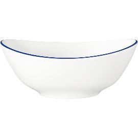 Artikelbild für SELTMANN »Modern Life« Schale oval, Höhe: 73 mm, Breite: 158 mm, weiß, Blue Line