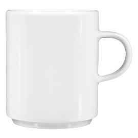 Artikelbild für SELTMANN »Savoy« Becher mit Henkel, Inhalt: 0,25 Liter, Höhe: 88 mm, weiß