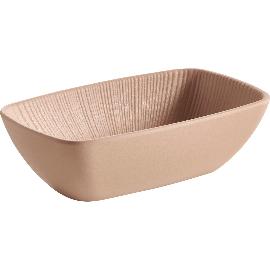 Artikelbild für APS »Nero« GN-Schale, Inhalt: 0,35 Liter, Höhe: 55 mm, sand, GN 1/9