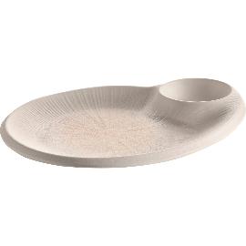 Artikelbild für APS »Blush« Teller, Inhalt: 0,04 Liter, Länge: 240 mm, weiß/beige
