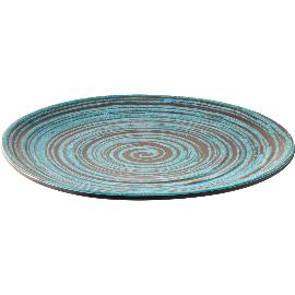 Artikelbild für APS »Cancun« Teller, Höhe: 20 mm, ø: 220 mm, sand, türkis-braun/braun