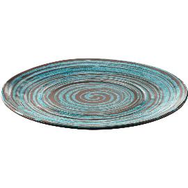Artikelbild für APS »Cancun« Teller, Höhe: 20 mm, ø: 270 mm, sand, türkis-braun/braun