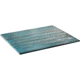 Artikelbild für APS »Cancun« GN-Tablett, Höhe: 15 mm, Länge: 325 mm, türkis-braun/braun, GN 1/2