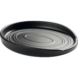 Artikelbild für APS »Ovana« Besteckablage, Höhe: 20 mm, ø: 160 mm, schwarz, matt