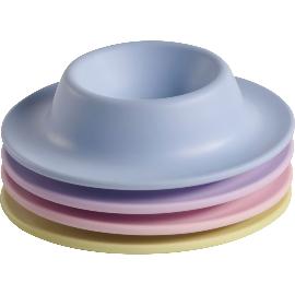 Artikelbild für APS »Eggy« Eierbecher 4-tlg., Höhe: 20 mm, ø: 85 mm, lila/blau/gelb/pink matt