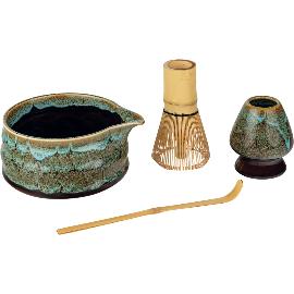 Artikelbild für BREDEMEIJER Matcha-Set Porzellan/Bambus, Inhalt: 0,45 Liter