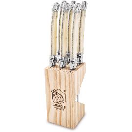 Artikelbild für LAGUIOLE »Premium Line« Steakmesser-Set 6-tlg., pearl