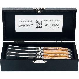 Artikelbild für LAGUIOLE »Luxury Line« Buttermesser-Set 4-tlg. Olivenholz
