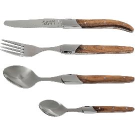 Artikelbild für LAGUIOLE »Luxury Line« Besteckset 16-tlg. Olivenholz