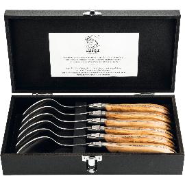 Artikelbild für LAGUIOLE »Luxury Line« Löffel-Set 6-tlg., Olivenholz