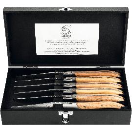Artikelbild für LAGUIOLE »Luxury Line« Steakmesser-Set 6-tlg., Eichenholz