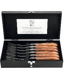 Artikelbild für LAGUIOLE »Luxury Line« Steakgabel-Set 6-tlg., Rosenholz