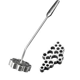 Artikelbild für PLATE-IT Bunuelos-Set 3-tlg. Rosette