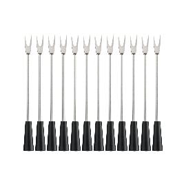 Artikelbild für LAGUIOLE »Premium Line« Snackgabel-Set 12-tlg., schwarz