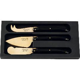 Artikelbild für LAGUIOLE »Prestige Line« Käsemesser-Set 3-tlg. gold stonewash