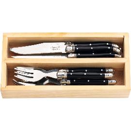 Artikelbild für LAGUIOLE »Premium Line« Minibesteck-Set 12-tlg., schwarz