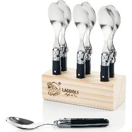 Artikelbild für LAGUIOLE »Premium Line« Minilöffel-Set 6-tlg., schwarz