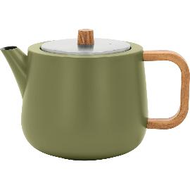 Artikelbild für BREDEMEIJER »Facet« Teekanne doppelwandig, Inhalt: 1,10 Liter, khaki