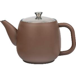 Artikelbild für BREDEMEIJER »Vera« Teekanne doppelwandig, Inhalt: 0,90 Liter, dunkelbraun
