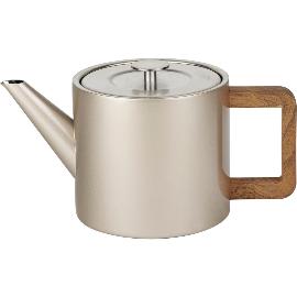 Artikelbild für BREDEMEIJER »Narvik« Teekanne doppelwandig, Inhalt: 1,10 Liter, champagner