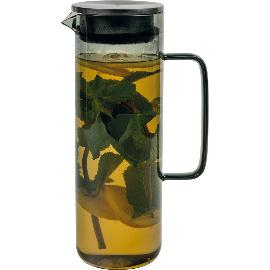 Artikelbild für BREDEMEIJER »Padua« Glaskanne mit Deckel, Inhalt: 1,20 Liter, rauchgrau