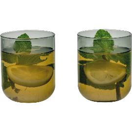 Artikelbild für BREDEMEIJER »Padua« Trinkglas 2-tlg., Inhalt: 0,40 Liter, rauchgrau