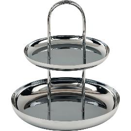 Artikelbild für ZILVERSTAD »Elana« Etagere 2-fach, silber