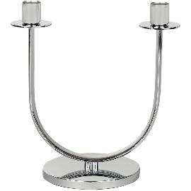 Artikelbild für ZILVERSTAD »Elana« Kerzenhalter, 2-armig, silber