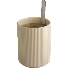 Artikelbild für APS »Grid« Dressingtopf, Inhalt: 1,30 Liter, Höhe: 165 mm, ø: 125 mm, sand