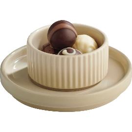 Artikelbild für APS »Grid« Espresso-Untere, Höhe: 20 mm, ø: 125 mm, sand