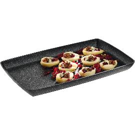 Artikelbild für APS »Frostfire« GN-Schale, 1/1, Inhalt: 4,50 Liter, Höhe: 45 mm, schwarz/silber